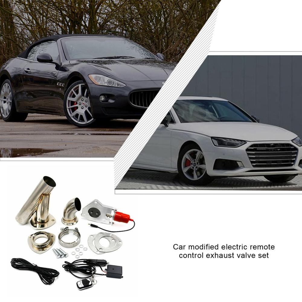 Exhaust Dual Valve Electric Y Pipe E-Cut Out Catback with Remote Control Muffler Car Accessories