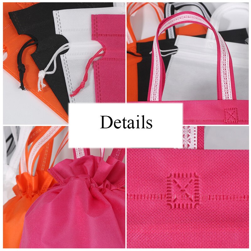 Portable Drawstring Bags Girls Shoes Bags Women Non-woven Travel Pouch Storage Clothes Handbag Dustproof Makeup Bag