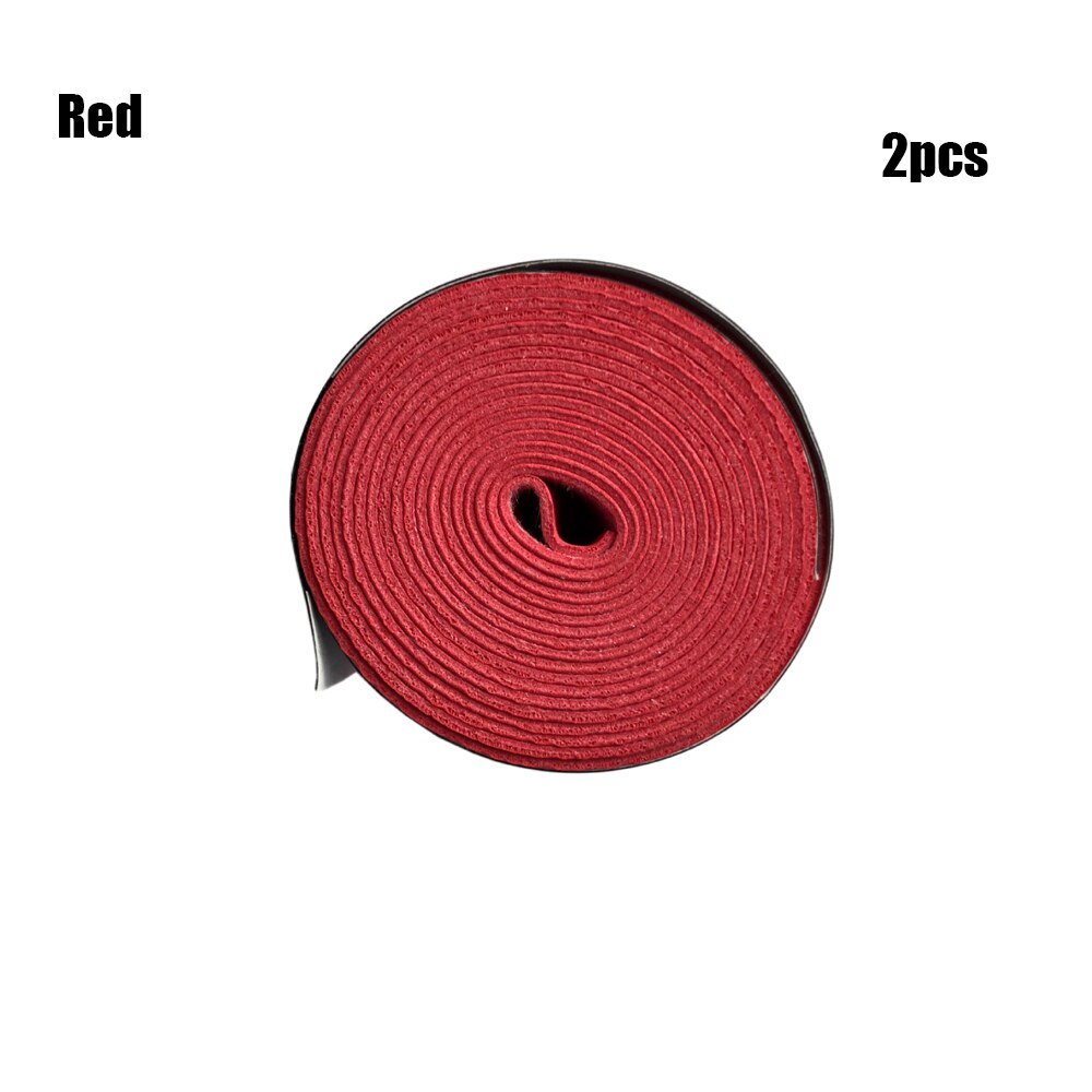 1/2 sztuk suche rakieta tenisowa Grip antypoślizgowe pot absorbowane okłady krany Badminton uchwyty rakieta wibracja Overgrip Sweatband sport: Red 2Pcs