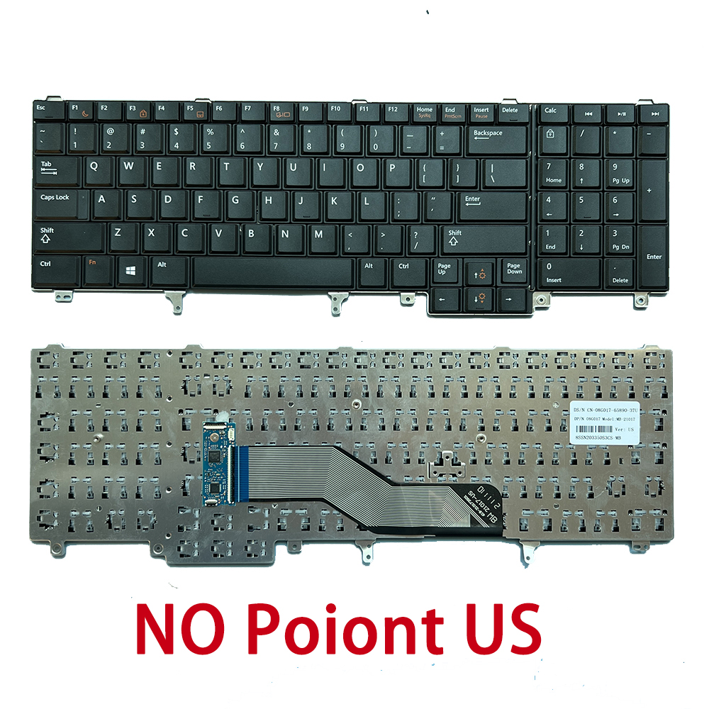 für Dell Breite e6520 e5520 e5530 e6540 e6530 präzision m4600 m6600 m6700 m6800 m4700 Laptop uns tastatur mit hintergrund beleuchtung: hell Blau