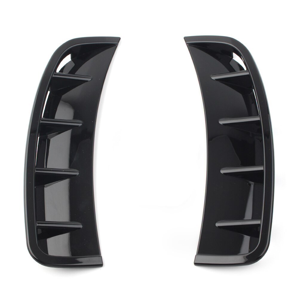 2X Auto Voorwiel Abs Air Vent Hood Side Fender Trim Decoratieve Voor Mercedes Benz A-Klasse a35 Amg A220 A200 A250 W177: Gloss Black