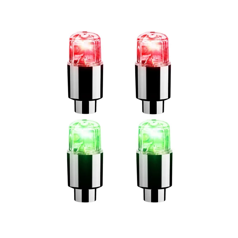 Car Hub Ambient Light Bicycle LED Tire Lights Universal Car Neon Lamp Valve Cover Lights Tire Colorful Flashing Bulb Decoration: Blue