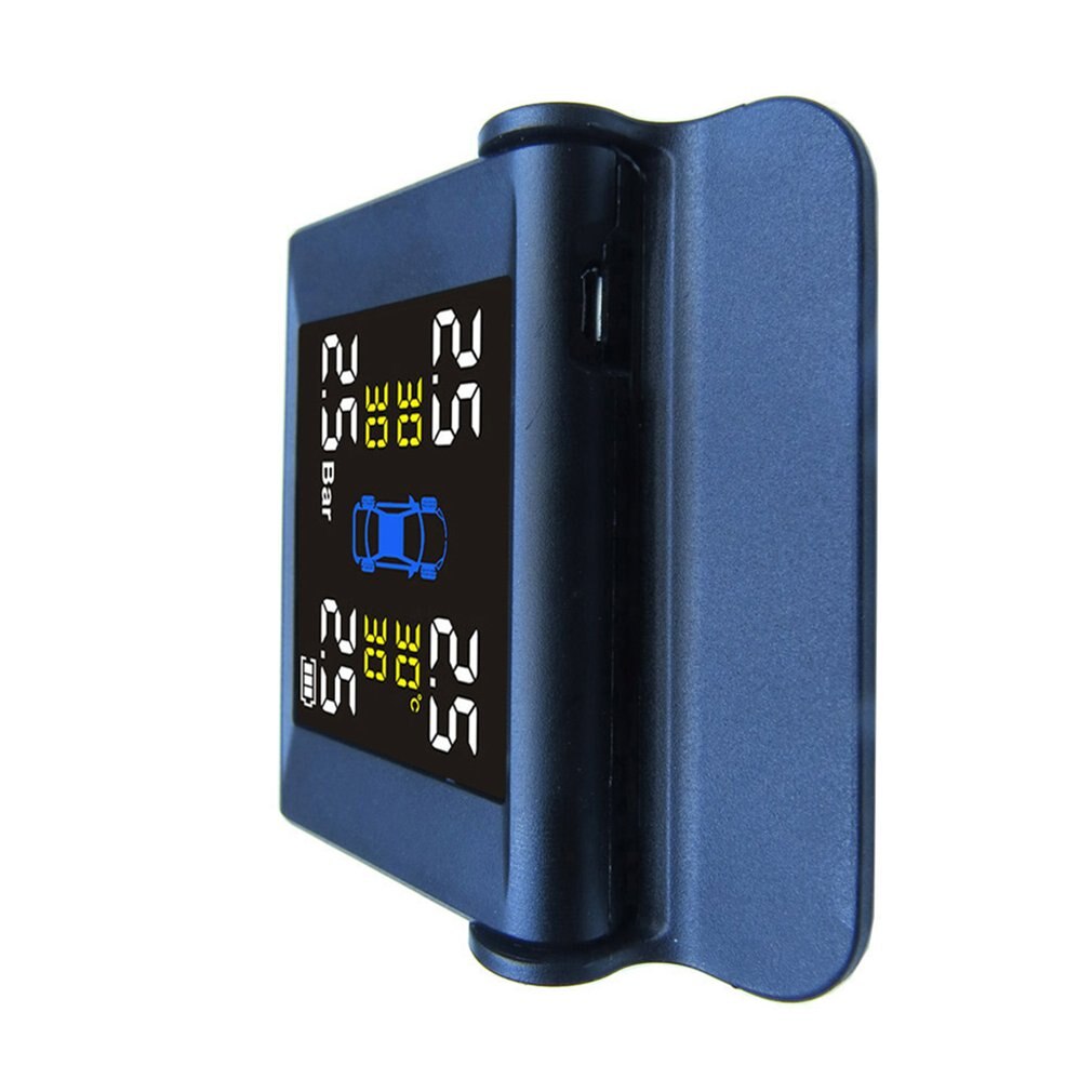 Large Screen Solar Wireless Tire Pressure Monitor Auto Universal Pressure Monitoring System Portable Tire Pressure Monitor