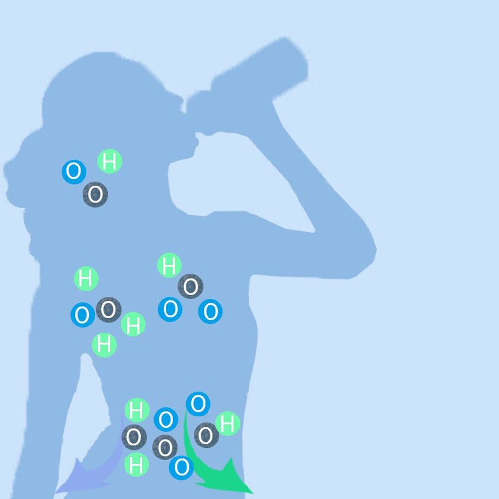 Hydrogen Rich Water Cup Healthy Glass Cup Japanese Water Ionizer Cup Hydrogen Water Generator Super Antioxidant