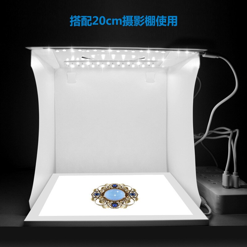 PULUZ Mini LED Fotografie Schatten Licht Lampe Panel Pad, Acryl Material, 20 cm x 20 cm Effektive Bereich