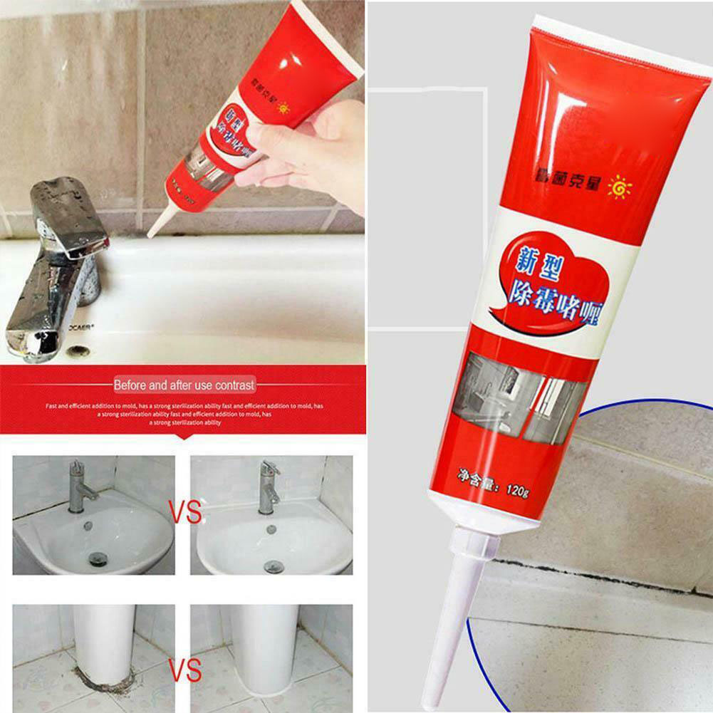 Mold Mildew Cleaner Wall Mold Removal Ceramic Tile Pool 120ml Quick Cleaning Tool 899: Default Title