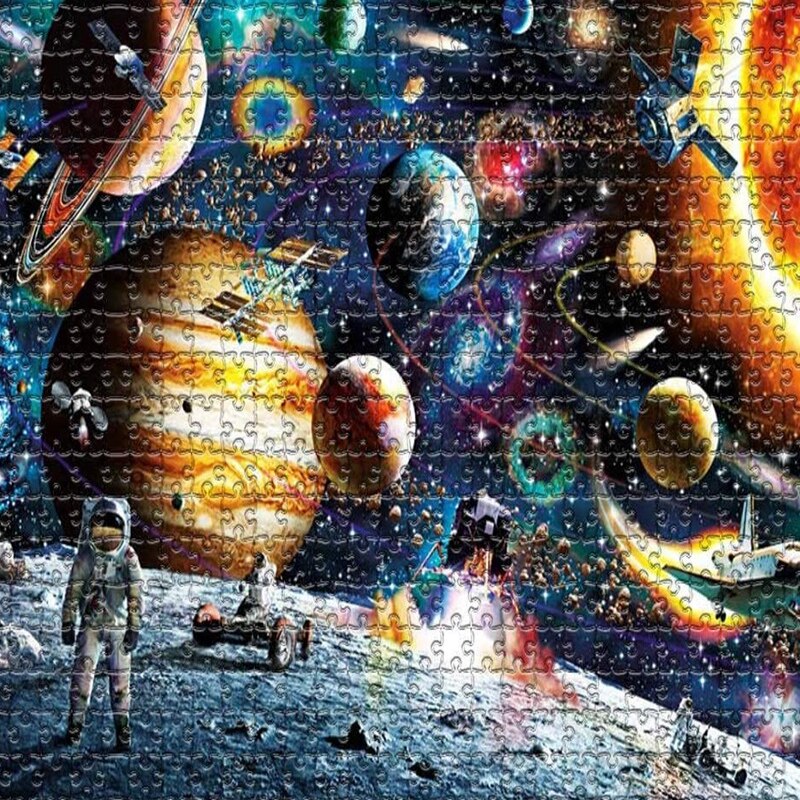 Puzzel 1000 Stks/set Beroemde Schilderij Van World Space Volwassen Puzzels Kids Diy Puzzel Creativiteit Voorstellen Educatief Speelgoed