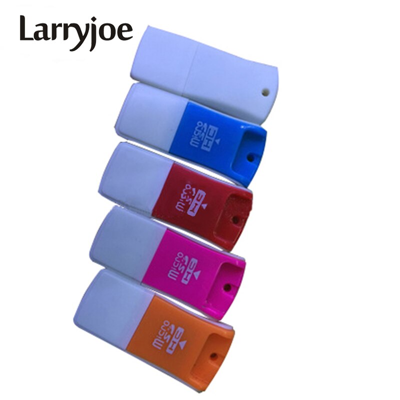 Larryjoe-lector de tarjetas de memoria, T-Flash microSD, TF M2, USB, de plástico, 2,0