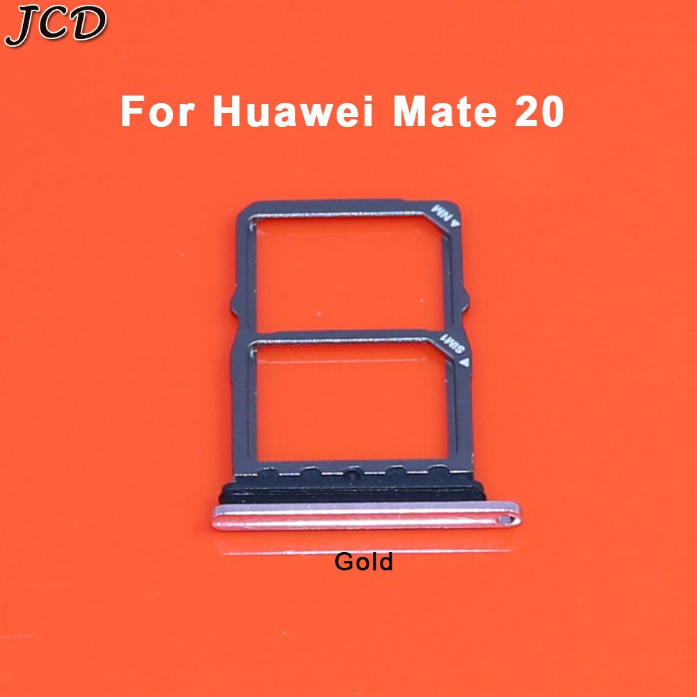 JCD Für huawei Kamerad20 Kamerad 20 lite Maimang 7 Mikro Sim Karte Halfter Slot Tablett Ersatz Adapter Gold schwarz blau: Mate 20-gold