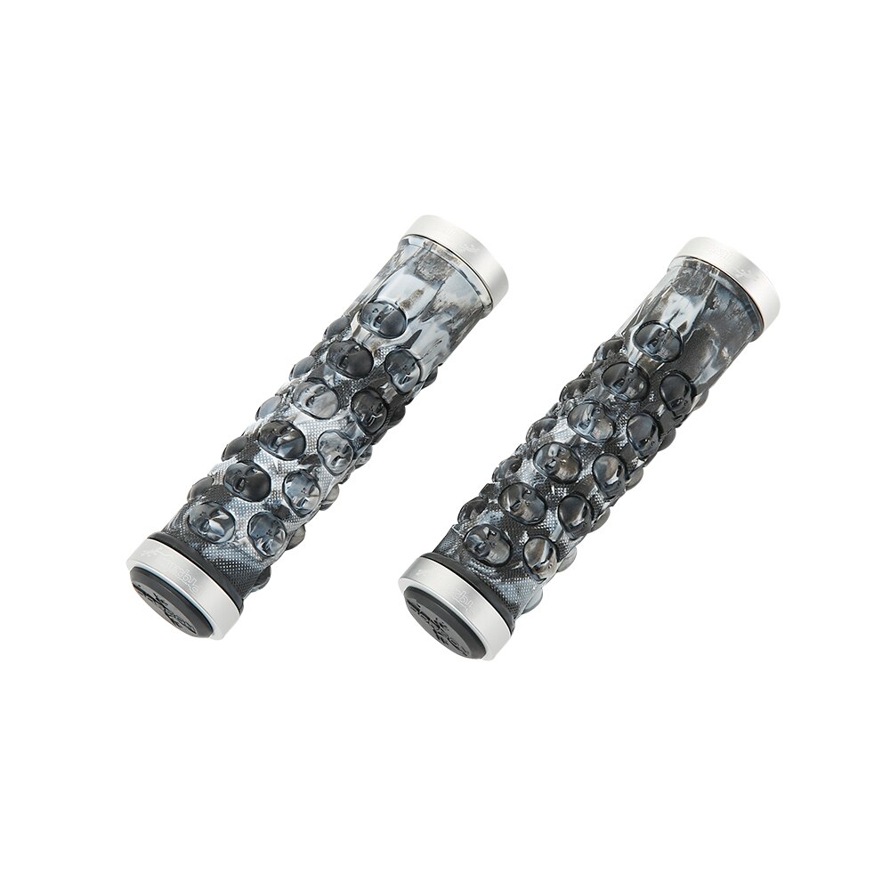 Propalm Mtb Grips Bike Anti-Skid Comfortable Rubber Bicycle Handlebar Grips Bike Accessory: White
