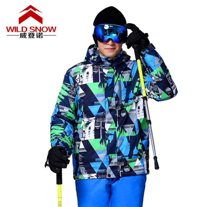 Outdoor Sports Wear Thermal Ski Jackets Thermal Full Sleeve Hooded Clothing Waterproof Windproof Snowboarding Jackets