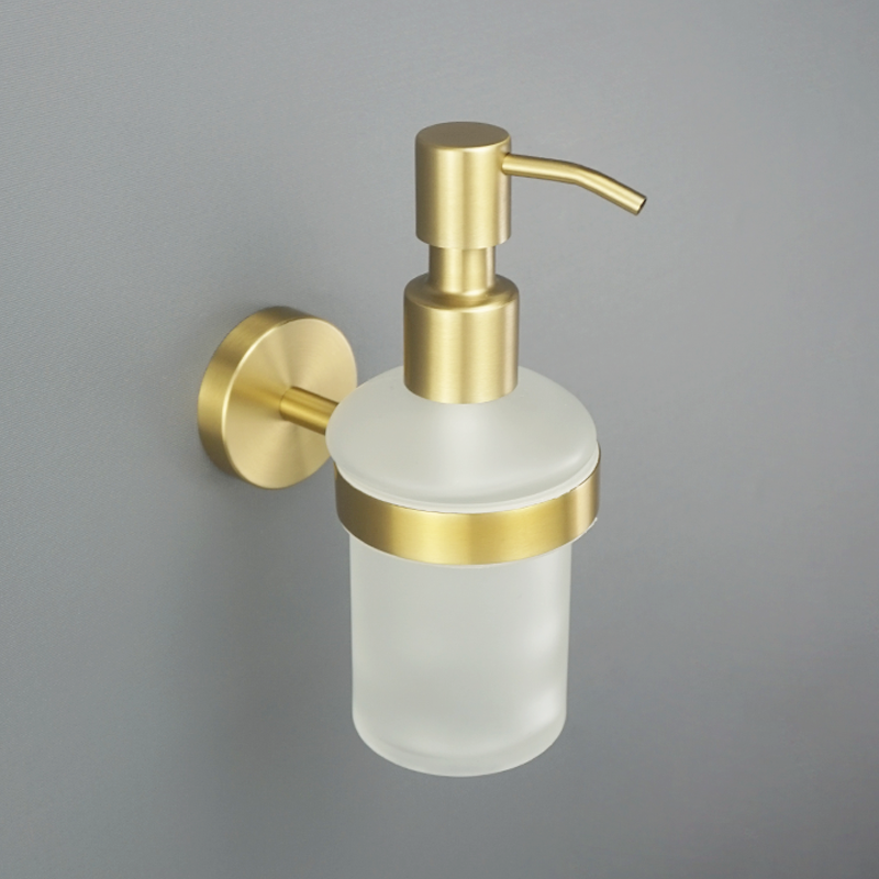 Accesorios de baño de oro cepillado, soporte de toalla, soporte de taza, colgador de anillo de toalla, soporte de papel, soporte de cepillo de inodoro, gancho para abrigo