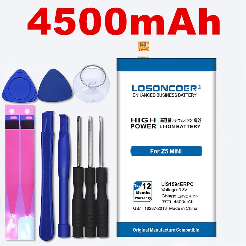100% Originele Losoncoer LIS1594ERPC Batterij Voor Sony Xperia Z5 Mini Z5 Compact Z5C E5823 E5803 F3216 F3215 F3216Xc Xmini F5321