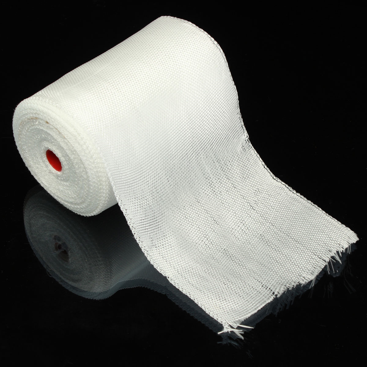 1 Roll Wit Glasvezel Doek Tape E-Glas Breed 10 cm x 30 m Lange Fiber Plain Weave Hoge temperatuur Weerstand Hoge Sterkte