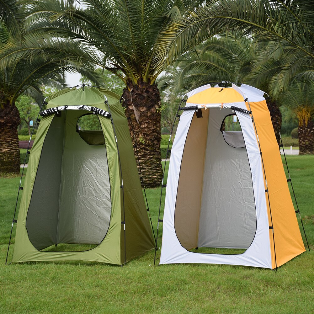 Waterdichte Outdoor Camping Douche Baden Tent Strand Veranderende Paskamer Strand Privacy Wc Onderdak Met Grond Nagels