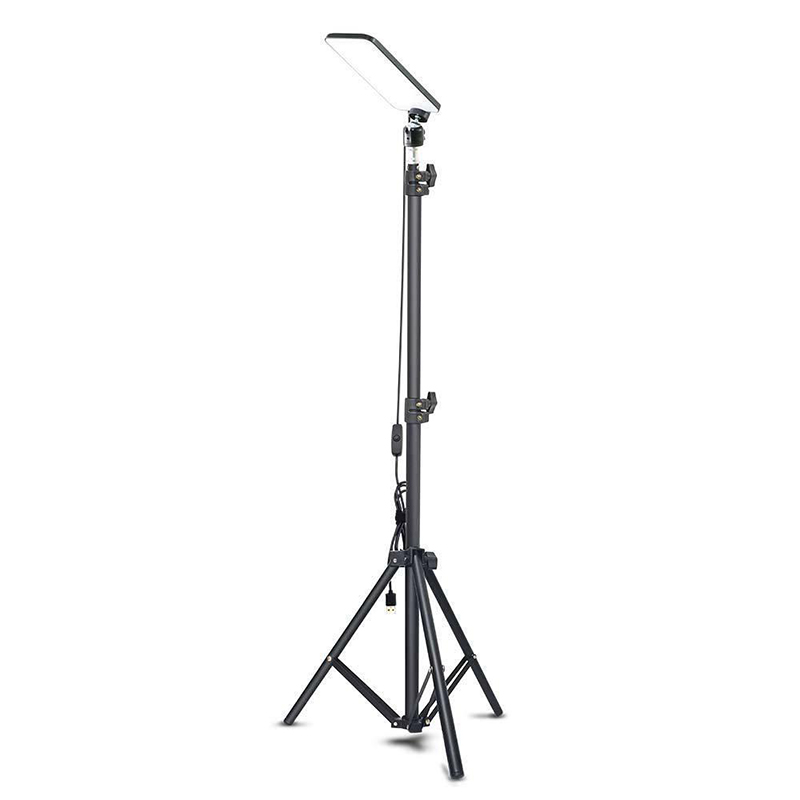 1pc udendørs campinglamper bærbar multifunktionel led-lampe genopladelig arbejdslampe teleskopisk justerbar stativ usb-drevet