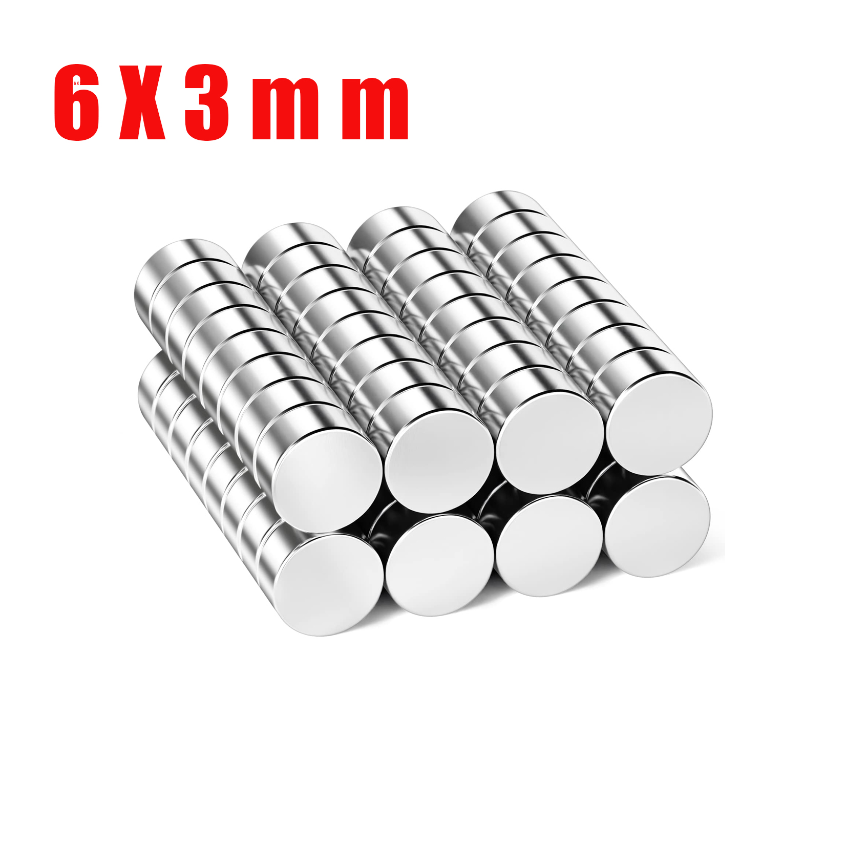 10/20/50/100/200PCS 6x3 mm Disc Bulk Sheet Neodymium Magnet 6x3mm Small Round Powerful Magnets 6x3mm Rare Earth Magnets 6*3 mm