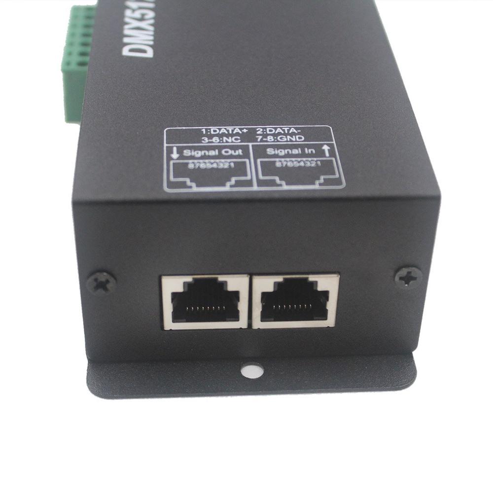 DC12V 24 VOLT DECODER XLR Stecker Digital Display Adresse Anzahl 4A Strobe RGBW 4CH Signal Control DMX Decoder