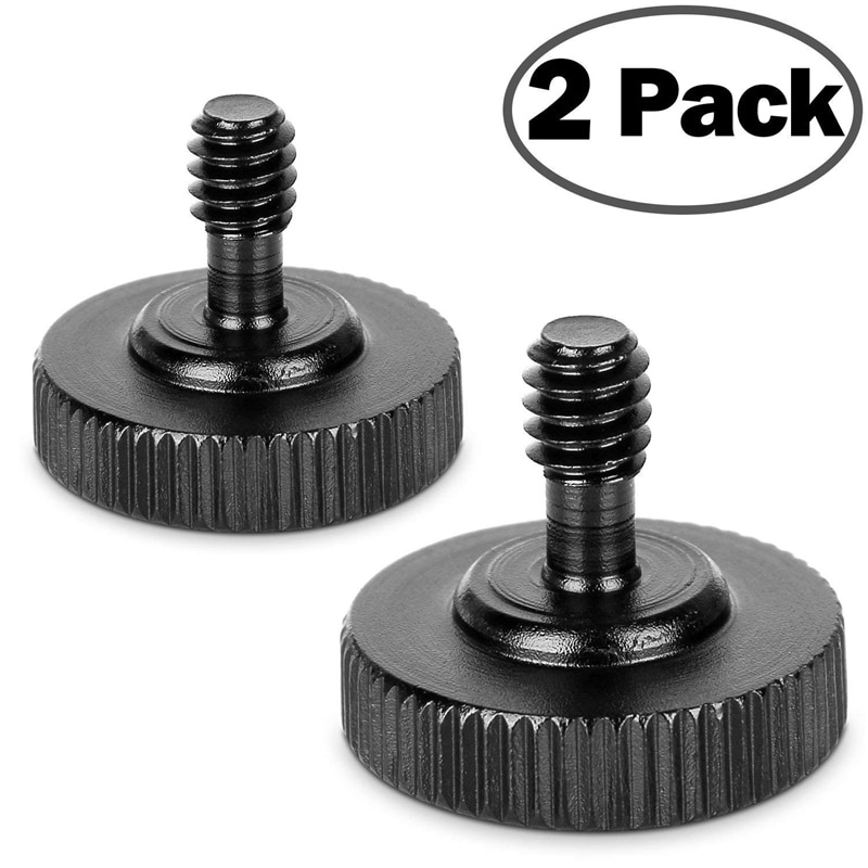 Daumen Schraube Kamera schnell Freisetzung 1/4 zoll Flügelschraube L Halterung Schraube montieren Adapter Unterseite 1/4 zoll-20 Innengewinde (Pack von 2)