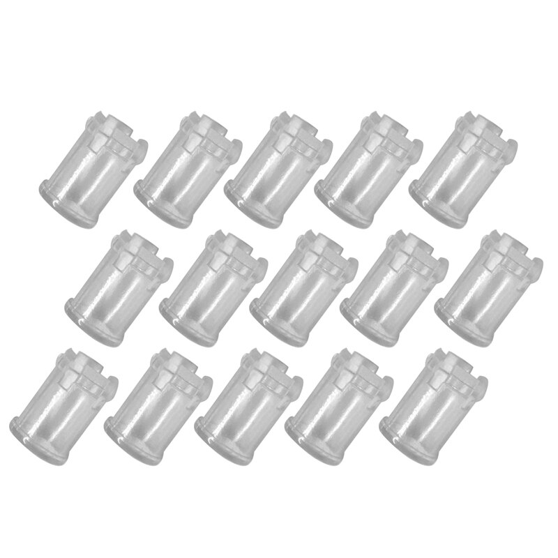 100 pièces 5mm éclairage à Led Diode abat-jour Guide de lumière colonne bouchon de lumière couvercle de protection Led Transparent bouchon de lampe
