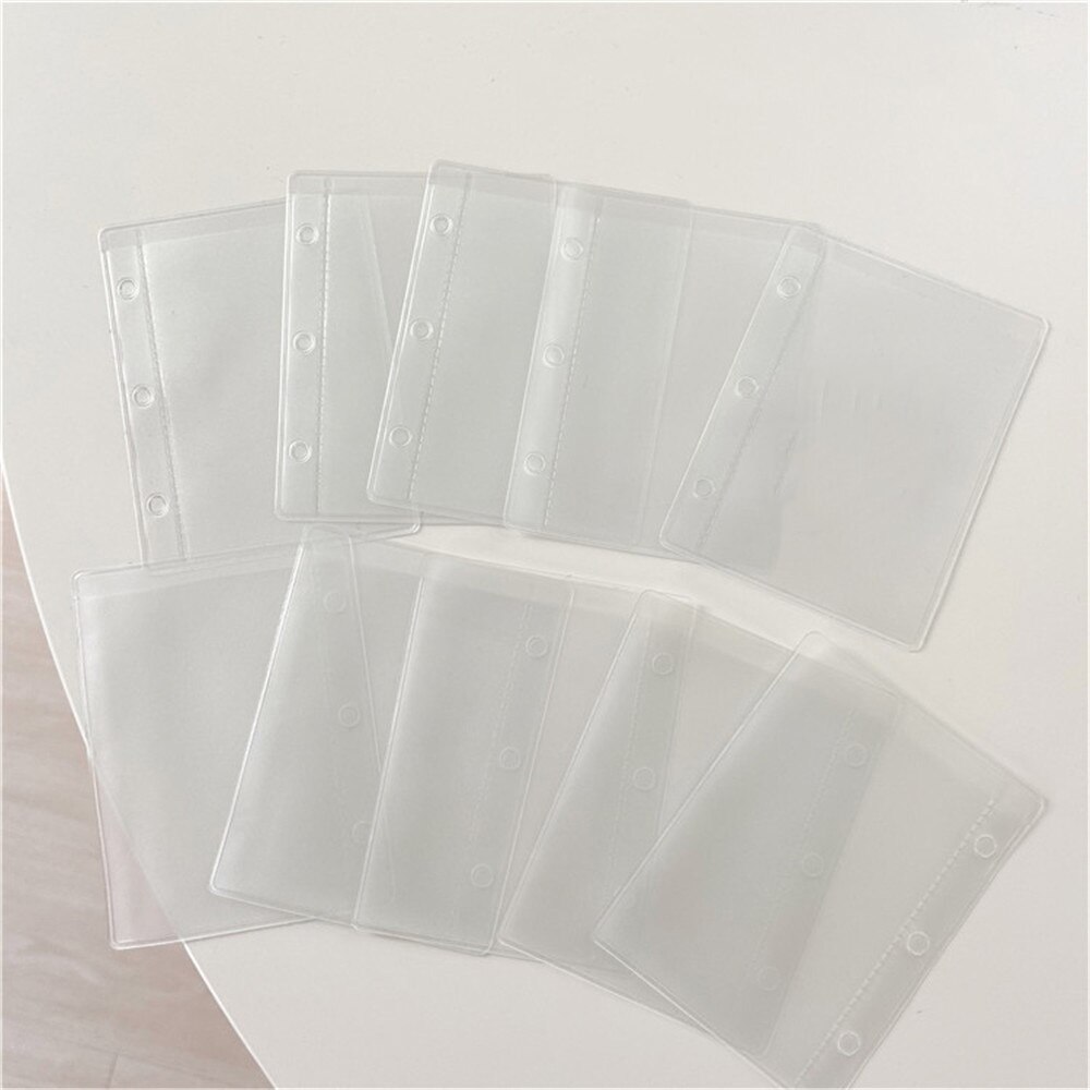 3 Holes Loose Leaf Notebook Cover Cute Binder Ring Hand Book DIY Binder Notebook Cover Diary Agenda Planner School Stationery