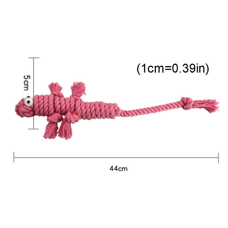 Durable Crocodile Doll Tough Dog Clean Teeth Cotton Rope Chewing Toy Puppy Chew