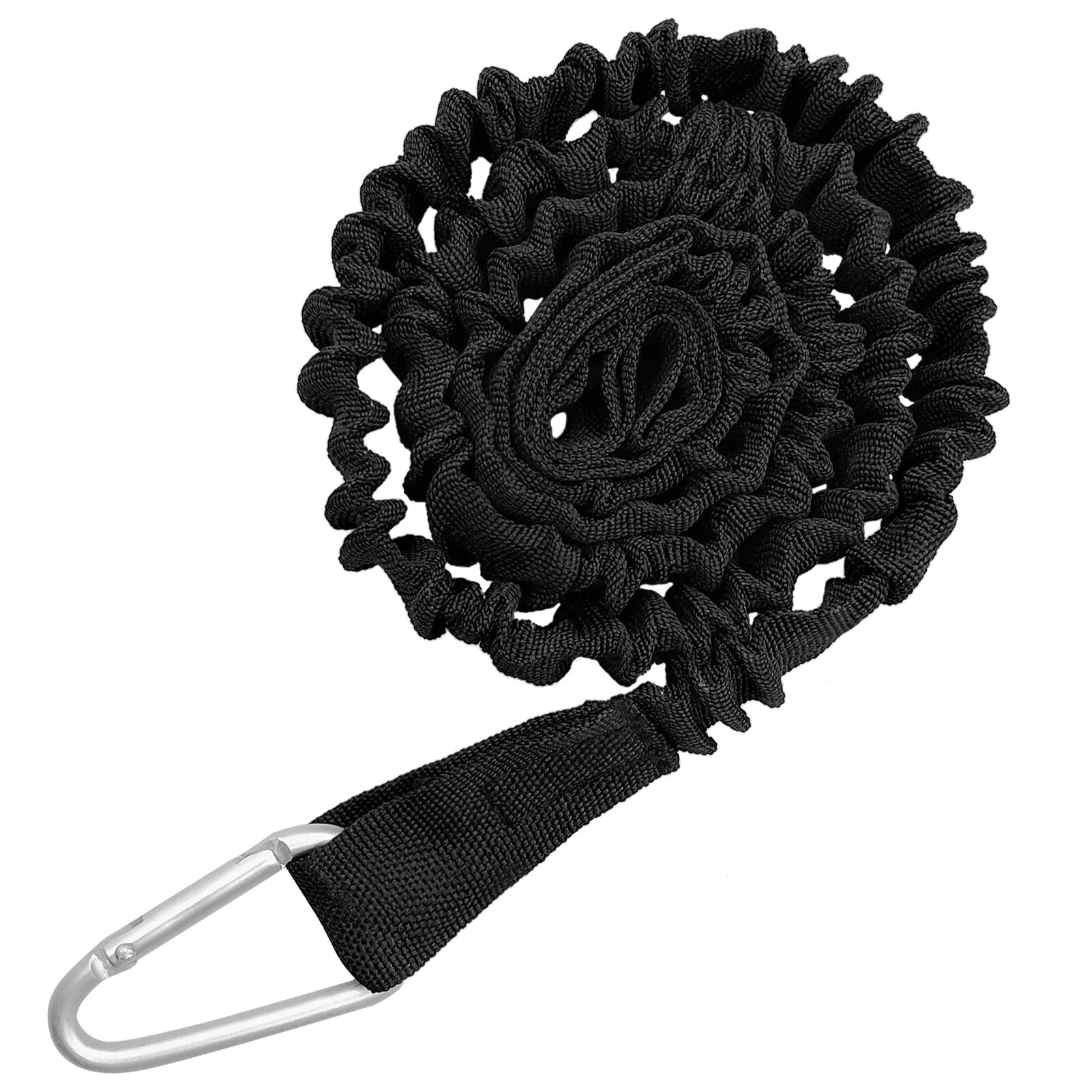 Trela de pá stretchable com d-forma mosquetão varos de pesca trela para caiaque canoa barco