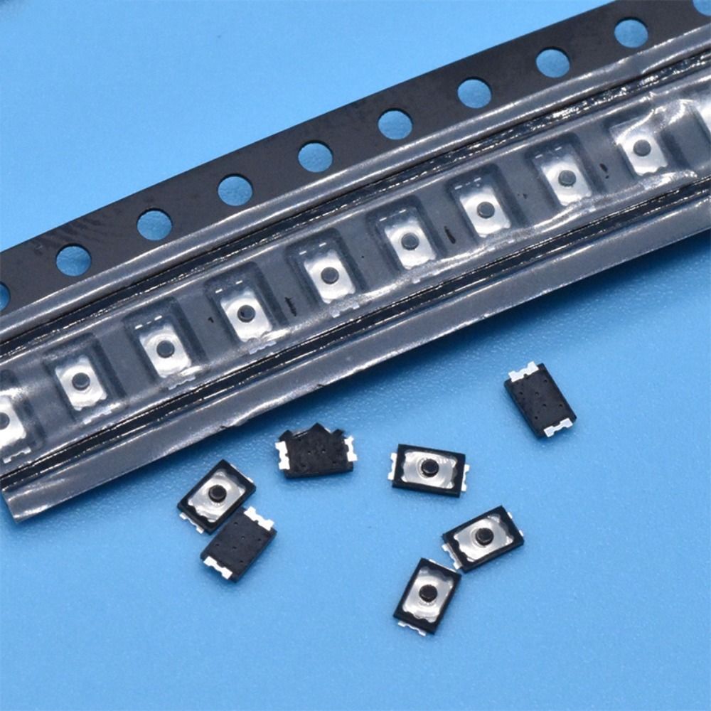 Chave de película fina do telefone, botão do PWB, interruptores leves do toque de SMD, 2x3x0.65mm, micro interruptor de 4 pinos, botão tátil, 50pcs