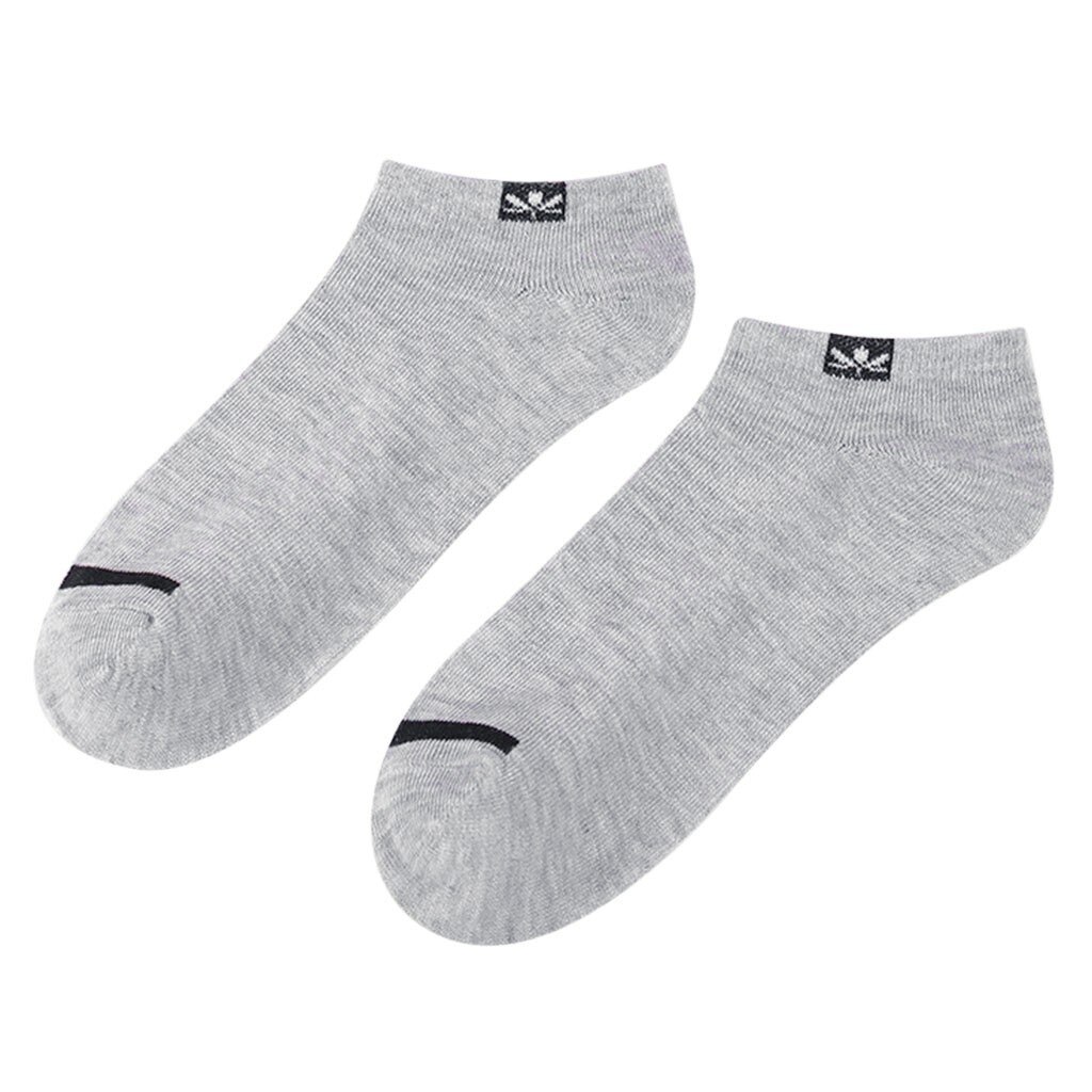Men Stripe Boat Socks Ultra-thin Elastic Short Socks Male Casual Harajuku Breathable Little Pineapple Heap Socks Py6: Gray