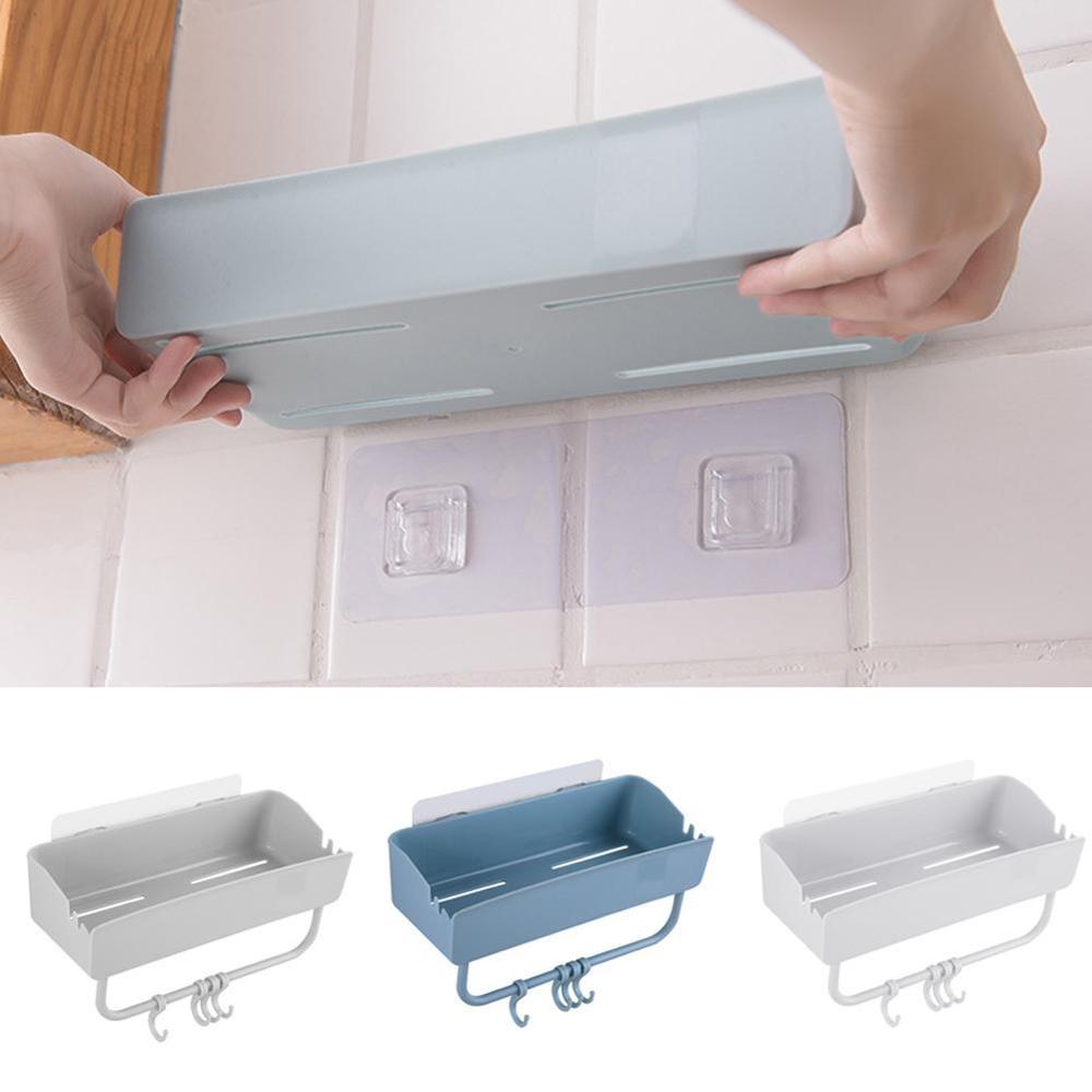 Portable Bathroom Storage Rack Draining Space Storage Storage Saving For Home Plastic Separable Rack Box U9K7