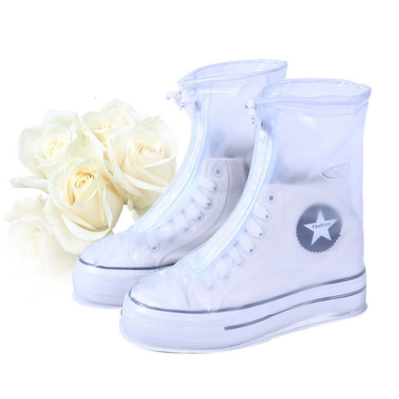 Waterproof Shoe Cover Protectors Rain Boots for Indoor Outdoor Rainy Days PVC Material Unisex Shoes Cover