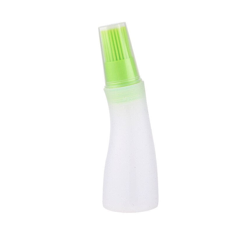 Portable Silicone Oil Bottle with Brush Grill Oil Brushes Liquid Oil Pastry for Kitchen Baking BBQ Tool Kitchen Tools for BBQ: B-2
