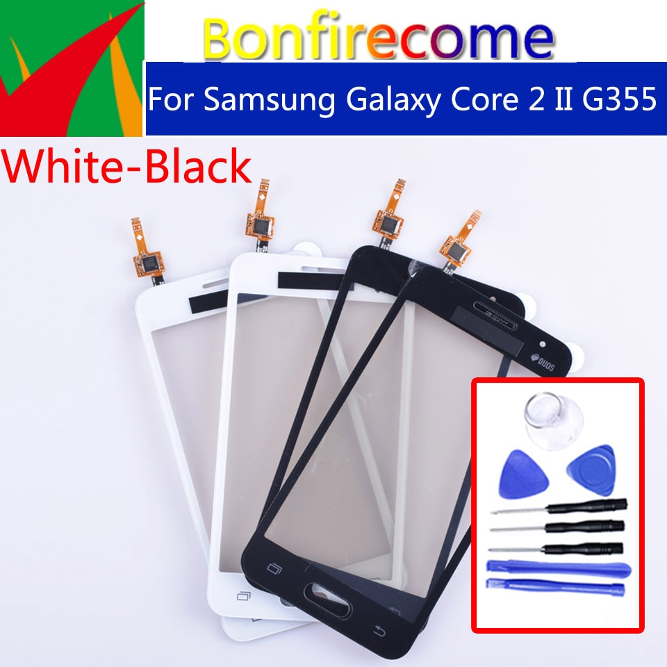 Écran tactile en verre sans LCD, 4.5 pouces, pour Samsung Galaxy Duos Core 2 II SM-G355H G355H G355 G355M