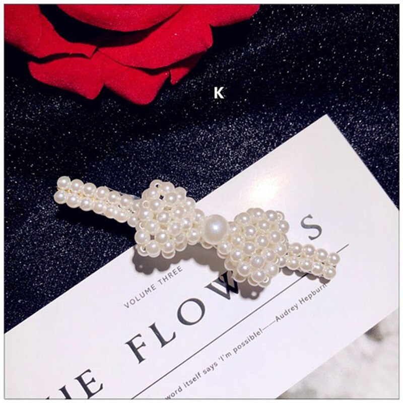 Haarschmuck für damen, edler schmuck, süßwasserperlen, blumenhaarspange, haarnadeln, temperamentvolle braut- und hochzeitsaccessoires: K