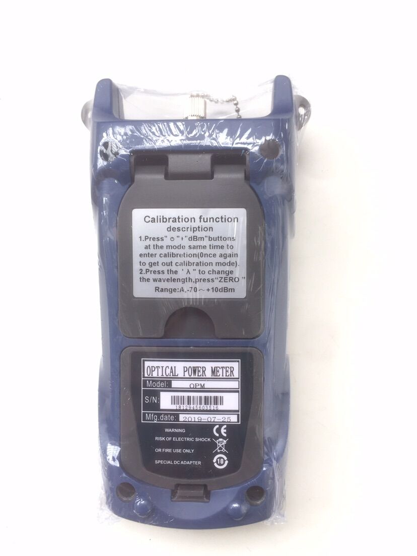 -70 ~ +10dBm Optical Power Meter Fiber Optic Tester With FC SC Connector