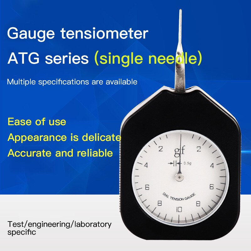 Analog Tensiometer with single pointer Dial Tension Gauge Meter Tester Tabular dynamometer Lateral tension meter