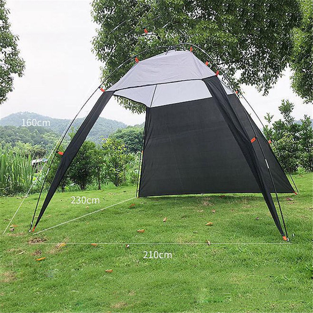 Outdoor Tent Portable Beach Canopy Sun Shade Patchwork Tent Shelter Good And Convenient Camping Fishing Tents