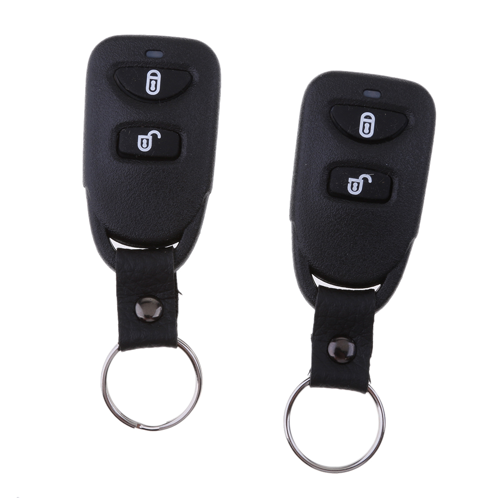 Keyless Entry System With Two 2-Button Remotes & 4 Door Lock Actuators - Central Locking System