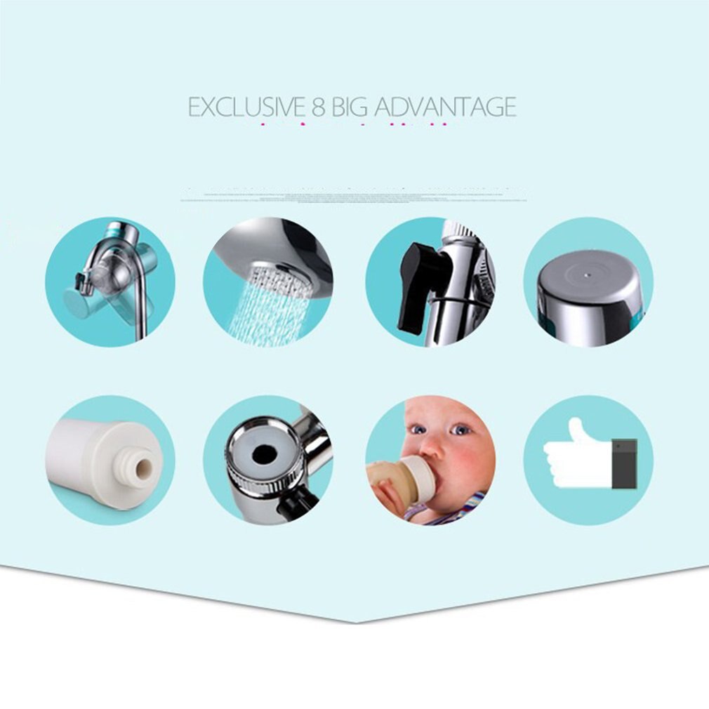Tap Water Purifier Kitchen Faucet Washable Ceramic Percolator Water Filter Filtro Rust Bacteria Removal Replacement Filter