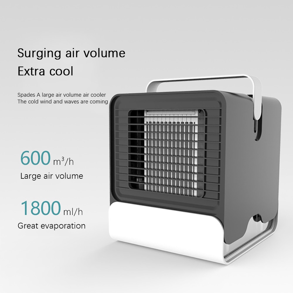 Air Conditioner Air Cooler Humidifier Purifier Portable For Home Room Office 2 Speeds Desktop Quiet Cooling Fan Air Conditioning