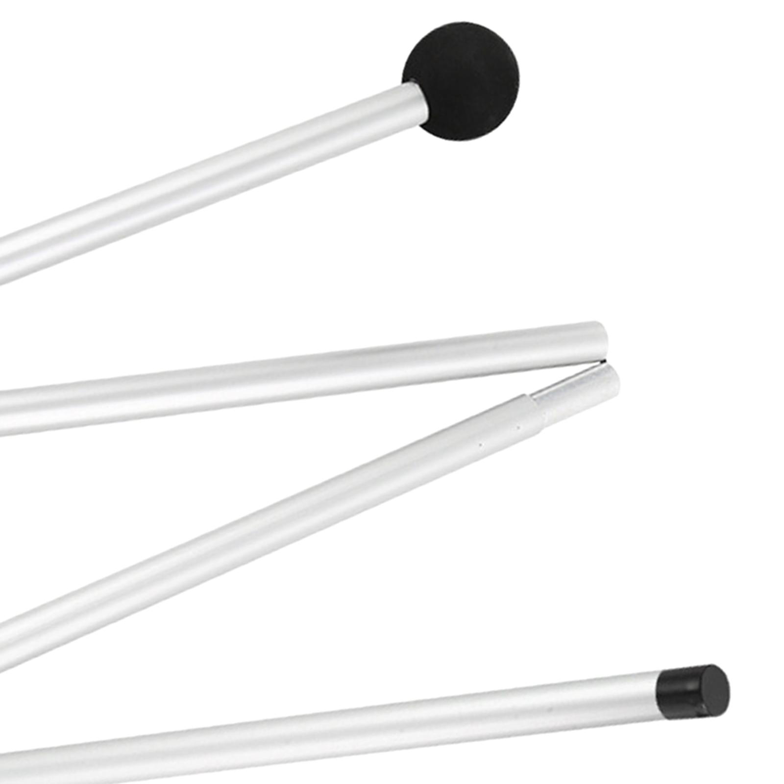 Tent Poles Tent Rods 1.6M/2M Preassembled Tent Pole for Tarp Gardening Shelter