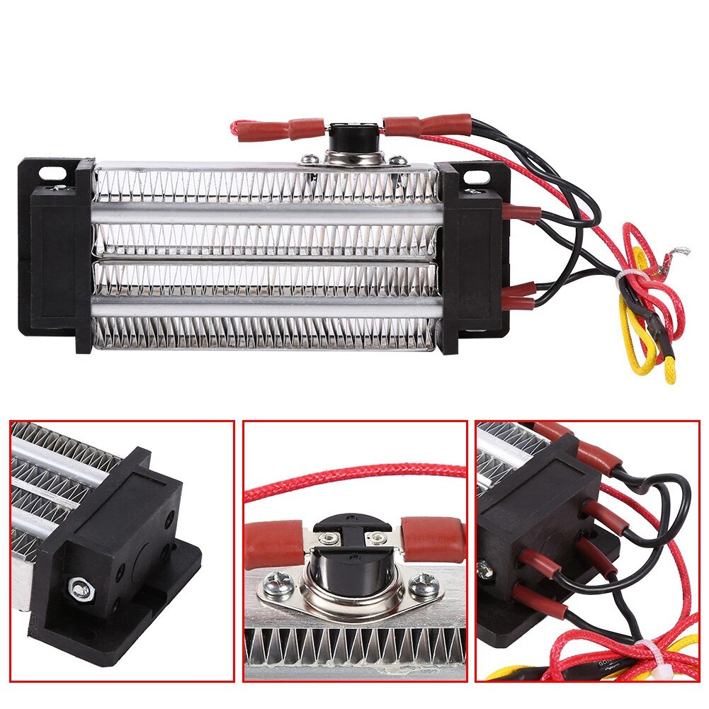 AC 220V 500W High Power Electric Ceramic Thermostatic Semiconductor PTC Heating Element Heater Semiconductor Air Heater