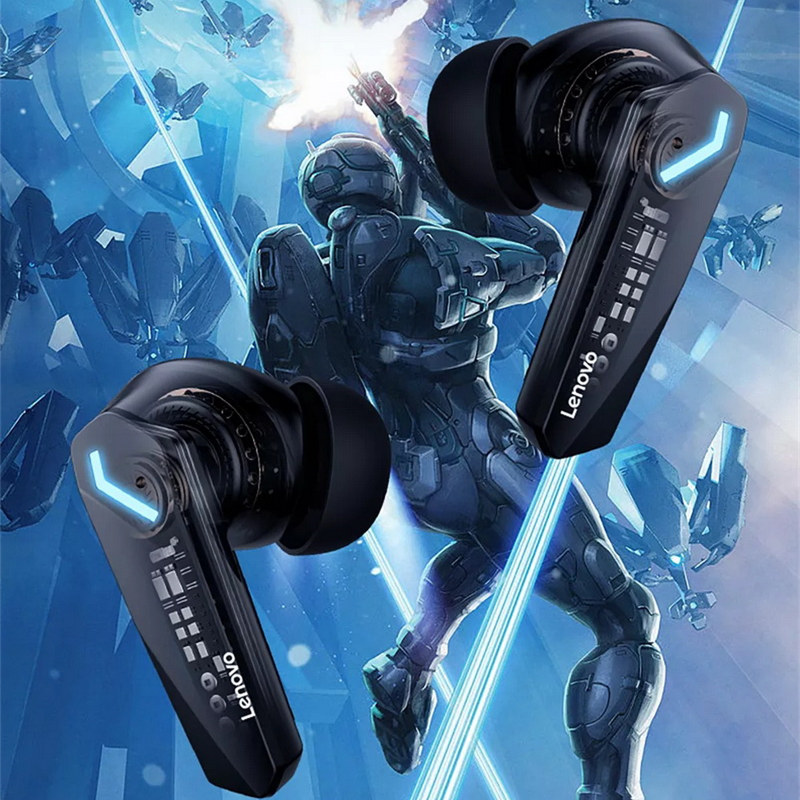 Lenovo Gm2 Pro Bluetooth 5.3 Oortelefoon Sport Headset Draadloze In-Ear Gaming Lage Latentie Dual Mode Muziek Hoofdtelefoon Nieuw