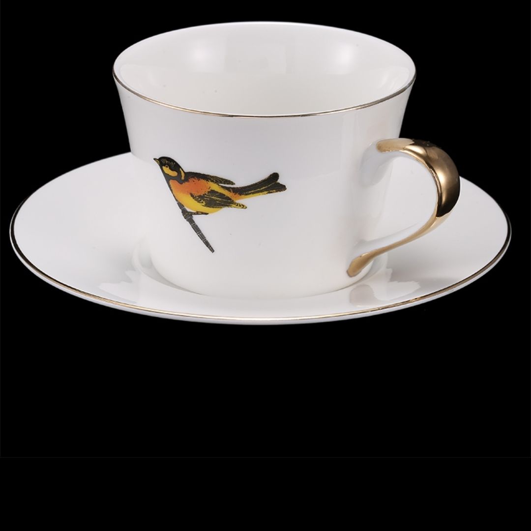 Ins – ensemble européen de tasses à café en céramique, tasse créative, maison avec soucoupe, cuillère, tasses à thé et soucoupes, Latte, pour amis: L