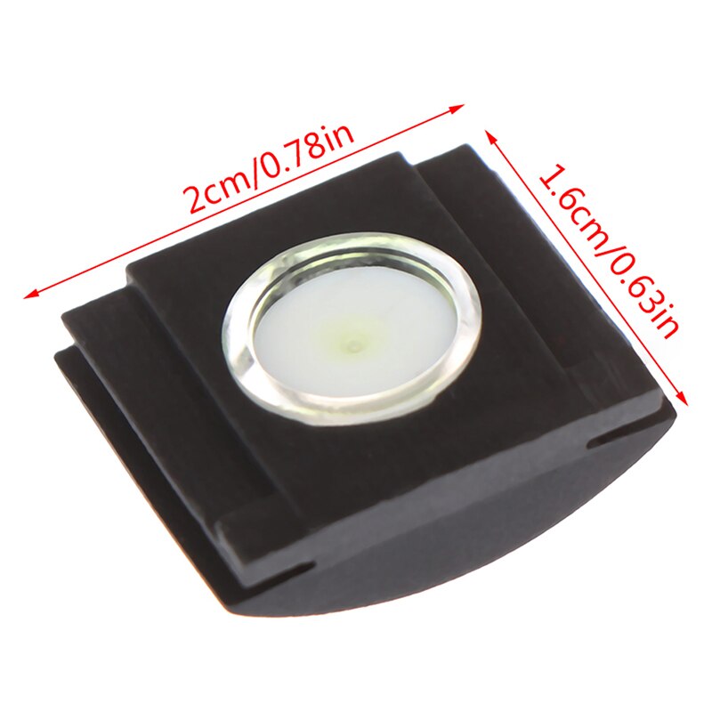 1pc camera-accessoires flitsschoen beschermkap met waterpas