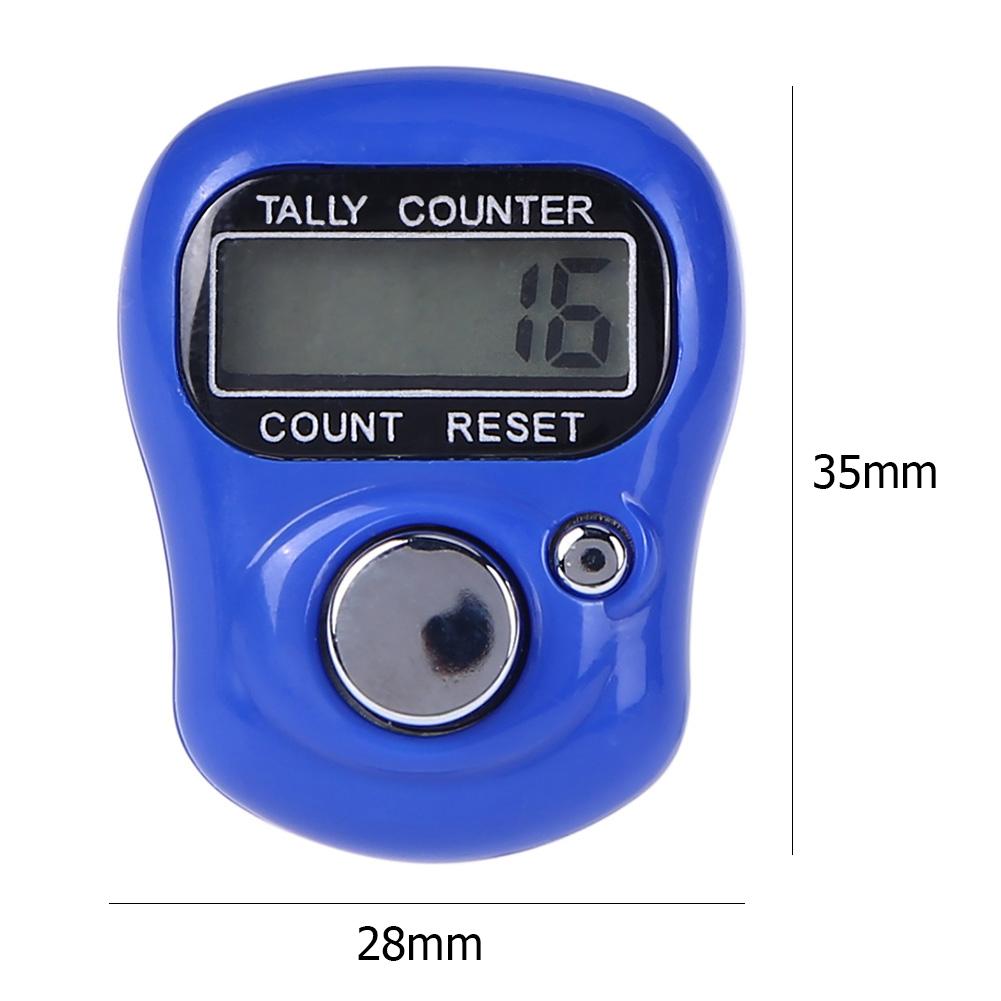 Electronic Digital Stitch Marker Row Finger Ring Counter LCD Electronic Tally Counter Hand Hand Finger Counter LCD Stitch Marke