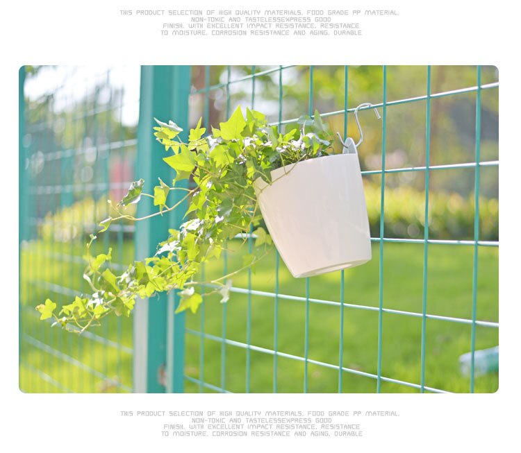 AA Lazy Automatic Water-absorbing Flower Pot Succulent Wall-mounted Hydroponic Plastic Flower Pot