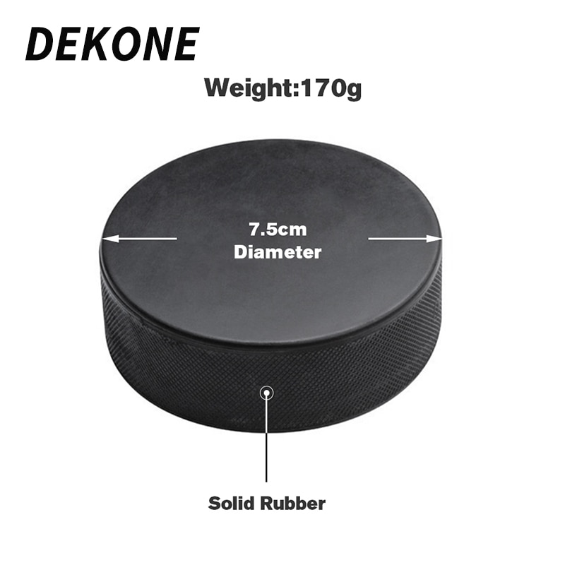 Ice Hockey Puck Winter Hockey Training Official 6 oz International Official Weight Size For Roller Inline Hockey
