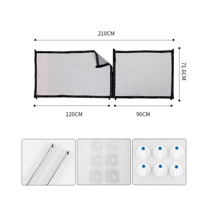 Folding Baby Barrier Safety Fence Portable Baby Gate Safe Enclosure Guard Children Kids Safe Guard Pet Isolation Net