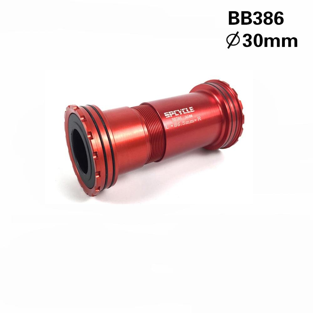 Spcycle BB386 EVO PF30 30 30, prensa de bicicleta compatible con eje de pedalier para bicicleta de montaña, de carretera, para Sram/Rotor/FSA 30mm, juego de platos y bielas: BB386 30mm Red